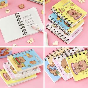 Cuaderno Espiral Creativo con Diseño de Capibara, Compacto, Portátil, Multicolor, para Escribir, Tomar Notas, Estudio, Oficina, Regreso a Clases - Product Image 5