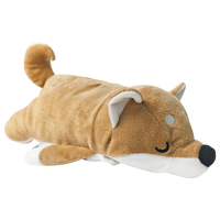 Coussin chauffant électrique USB Jouet en peluche mignon pour chien, avec 3 contrôles de température et de temps, peluche chauffante pour le confort