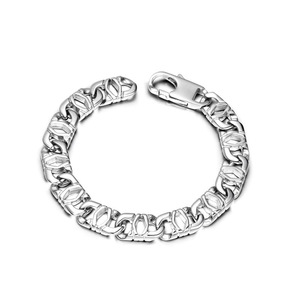 Wolf Warrior Jewelry <b>Titanium</b> Steel <b>Chain</b> Bracelet 21 Cm Industrial Style Men's Gift CE057 - Product Image 1