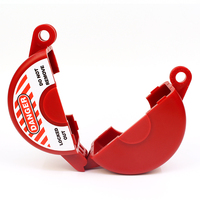 Verrou de sécurité ABS pour valve de bouteille de gaz, verrou de réservoir, verrou pneumatique 32 mm rouge certifié CE/OSHA