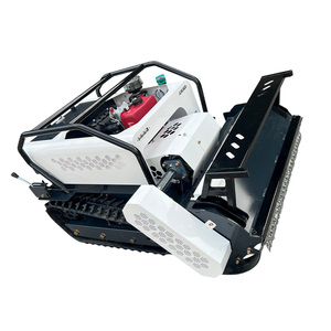 Robot débroussailleuse sans fil télécommandé AOYU, à chenilles, alimenté au diesel, pour la coupe de l'herbe dans les fermes, les jardins et sur les pentes. - Product Image 2