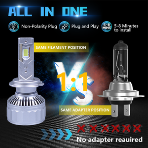 Venta al por mayor personalizado de alta potencia 120W 12000LM 6500K haz Alto y Bajo CSP4575 Mini HB3 HB4 9005 9006 bombillas de faros LED para <span class=keywords><strong>coche</strong></span> - Product Image 4