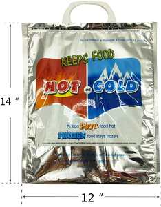 Enfriador impermeable, <span class=keywords><strong>bolsa</strong></span> de entrega de alimentos, enfriador con aislamiento térmico reutilizable, almacenamiento de alimentos, bolsas de transporte, bolsas de Almuerzo - Product Image 3