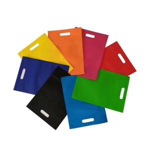 Sac Non Tissé <span class=keywords><strong>D</strong></span>écoupé en <span class=keywords><strong>D</strong></span>, Personnalisable, Promotionnel pour Courses - Product Image 5