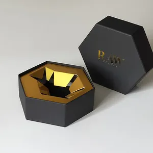 プロの製造「カスタマイズ」紙包装六角形キャンドルギフトボックス