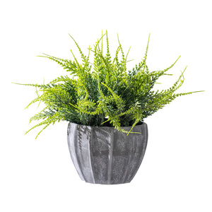 Petits arbres en pot <span class=keywords><strong>de</strong></span> bureau en plastique vert artificiel pour salon balcon bureau anniversaire Pâques Occasions hôtels aménagement paysager - Product Image 1