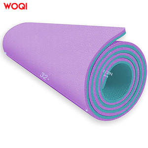 Tapis de yoga Woqi 6 mm d'épaisseur, tapis d'exercice en EVA violet rectangulaire pour le yoga et les entraînements - Product Image 5