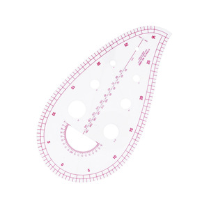 Regla curva 6460 para diseño de prendas y creación de patrones, herramienta de medición de plástico para diseño de prendas de vestir. - Product Image 4
