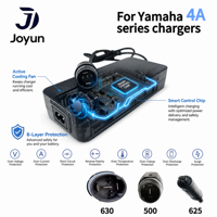 Chargeur de batterie 42V4A, chargeur de batterie lithium 36V, chargeur de batterie Lifepo4 pour vélo électrique, pour Yamaha 500Wh 625Wh 630Wh