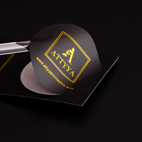 Feuille d'autocollants en vinyle ronde avec logo personnalisé impression conception or étanche auto-adhésif étiquette papier autocollants
