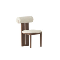 Chaise de salle à manger en bois massif de style mi-siècle, chaise de salle à manger minimaliste pour la maison, meubles de salon, ensemble table et chaises de salle à manger