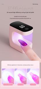 Wholesale Portable UV LED Nail <b>Lamp</b> Rechargeable Dryer <b>Wireless</b> Gel Nails Art Light USB Timer Tool - Product Image 4
