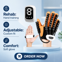 Gants robotiques électriques pneumatiques à mode automatique pour la rééducation, équipement de récupération post-AVC, dispositif d'entraînement des doigts