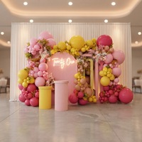 Kit de guirlande de ballons en latex pastel de tailles variées, kit d'arche de ballons de couleur personnalisée, décorations pour anniversaire, mariage, fête prénuptiale