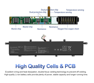 แบตเตอรี่แล็ปท็อป C42N2008สำหรับ <span class=keywords><strong>Asus</strong></span> <span class=keywords><strong>Zenbook</strong></span> <span class=keywords><strong>Pro</strong></span> <span class=keywords><strong>Duo</strong></span> <span class=keywords><strong>15</strong></span> OLED UX582 UX582L UX582LR XS74T UX582LR-BP1979R UX582LR-H2002R - Product Image 3