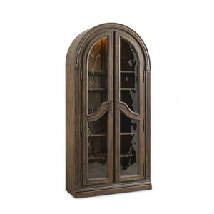 Librería de Madera Maciza de Estilo Rústico Americano, Vitrina Tallada Vintage, Mueble <span class=keywords><strong>Retro</strong></span> Francés para Sala de Estar - Product Image 5