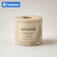 Papier toilette Arrania en pâte de bois vierge, écologique, doux, épais, respectueux de la peau, OEM ODM, usine sur mesure, distributeur en gros recherché