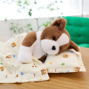 Juguete de Peluche Wangwang Companion Series, Relleno de Algodón PP Súper Suave, Cachorro de Peluche Corto de 31-50cm, Unisex, Regalo para Bebés - Product Image 3