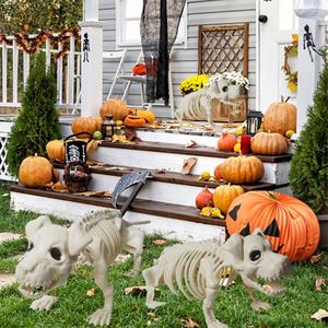 Decoración de Jardín con Esqueleto de Perro Artificial de Plástico para Halloween, Gran Venta - Product Image 6