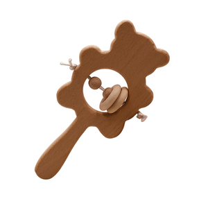 Thủ công rắn beechwood gấu & Nhẫn điêu khắc | nghệ thuật gỗ thủ công cho trang trí nhà & văn phòng - Product Image 5