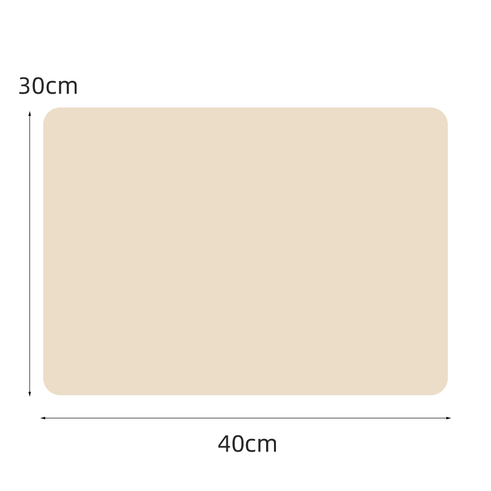 Borde plano blanquecino