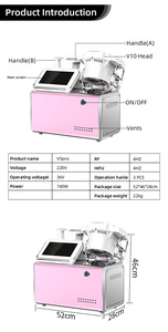 Appareil de beauté professionnel V5 Pro pour la perte de poids, le drainage lymphatique, le raffermissement de la peau, l'amincissement et le lifting du visage, utilisation à domicile - Product Image 3