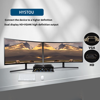 Mini PC Industrial 6COM I7-8550U Sin Ventilador, 4 Puertos USB 3.0, Amplio Rango de Temperatura, Core I7, Nuevo Windows 11, SSD+HDD, Intel UHD Graphics 620, 3 Años de Garantía