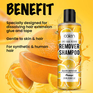 Shampooing liquide de marque privée Luxfume pour enlever la colle de résidus de perruque toupet toupper pour adultes - Product Image 3