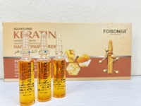 Suero Capilar Marca Foisoner, 13 ml * 10 Piezas, Suave, Sin Sulfatos, Aceite Capilar con Proteínas, Colágeno y Queratina, Ampollas Capilares