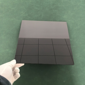 Lámina de vidrio de cerámica negra placa de cerámica de impresión de alta temperatura - Product Image 1