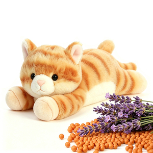 Peluche <span class=keywords><strong>chat</strong></span> personnalisée mignonne, <span class=keywords><strong>coussin</strong></span> <span class=keywords><strong>chauffant</strong></span> <span class=keywords><strong>micro</strong></span>-ondable, animal en peluche <span class=keywords><strong>chauffant</strong></span> pour soulager les crampes menstruelles - Product Image 1