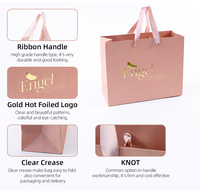 Tas Kertas Kraft Daur Ulang Berkualitas Tinggi dengan Cetakan Kustom dan Pegangan Panjang untuk Belanja