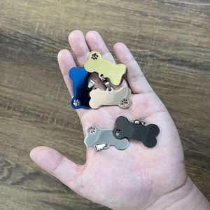 Custom Engraving Metal Dog Bone Pet <b>ID</b> <b>Tag</b> for Cat Dog Collar - Product Image 1