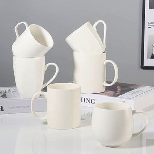 Vente en gros de tasses et de mugs à café en céramique de haute qualité, simples et de couleur unie, pour la maison - Product Image 2