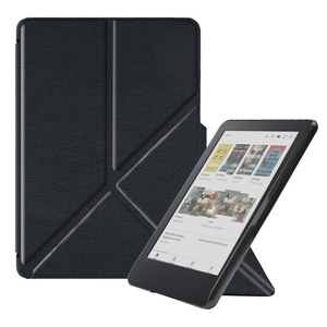 AilesTecca Étui pliable en cuir PU pour <span class=keywords><strong>Kobo</strong></span> Clara Bw Libra Couleur <span class=keywords><strong>Elipsa</strong></span> 2E 2 Hd Sage 6 7 Inch E Reader Ebook Tablet Ereader - Product Image 1