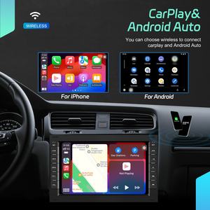 Podofo <span class=keywords><strong>7</strong></span> ''IPS écran tactile 4 + 64GB CarPlay autoradio Android Auto GPS/WiFi/BT/FM/RDS pour VW/POLO/PASSAT/SHARAN/JETTA/<span class=keywords><strong>GOLF</strong></span>/SKODA - Product Image 3