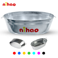 NIHAO Prix d'usine Grand seau à glace de 66 L, refroidisseur à vin et à boissons, seaux à glace pour fêtes, maison et jardin