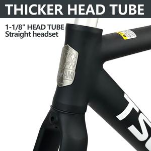 700C ingranaggio fisso bici telaio 49CM 52CM 55CM 58CM lega di alluminio pista da corsa telaio C freno telaio bici bici - Product Image 4