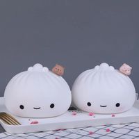 Nouveau design Veilleuse de boulette de dessin animé LED douce au toucher pour bébé pour enfants