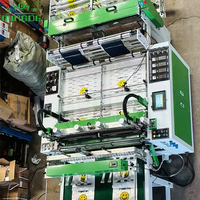 Offre Spéciale semi-automatique de fabrication de sacs en plastique, machine de fabrication de sacs en polyéthylène, machine de fabrication de sacs à provisions T-shirt en plastique PE
