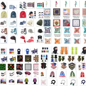 Customized product collection pages for bandana, silk scarf, durag, neck gaiter t-shirt and more