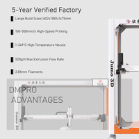 Imprimante 3D JUMO 3D 1000x1000mm FGF Pellet, moteur servo à boucle fermée pour l'impression de pièces structurelles industrielles de haute précision