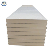 Panneau sandwich en mousse rigide de polyuréthane (PUR) pour isolation murale métallique, chambre froide pour viande