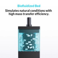 Filtre à eau pneumatique CheLan avec système d'oxygénation intégré trois-en-un, pompe à oxygène silencieuse et aspiration d'air inversée pour poissons d'eau douce