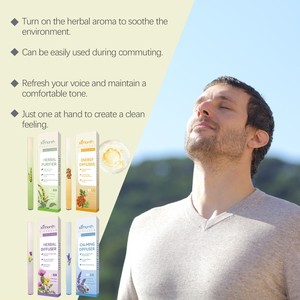 Inhaler Herbal Mint untuk Berhenti Merokok, Meredakan Hidung, Meningkatkan Energi & Menenangkan, Penyegar Napas - Product Image 4