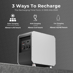 Station d'alimentation portable 10000W, batterie LiFePO4 51.2V 200Ah, générateur solaire à onde sinusoïdale pure MPPT, lampe torche solaire, UPS 2500W - Product Image 4
