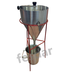 RVS-stroomkegelapparaat voor onderzoek naar cementmaterialen en testen van vloeibaarheid in universiteiten - Product Image 3