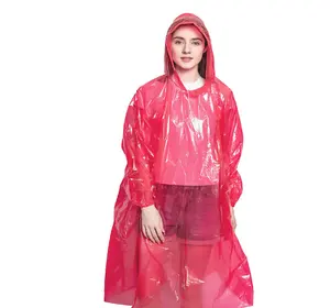 Tragbare Einweg-Poncho-Regen mäntel für Männer Frauen Regen poncho Notfall-Poncho-Fischer-Regenmantel