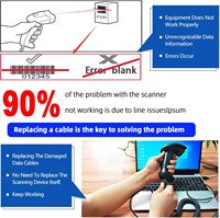 Kabel USB SYONG untuk Pemindai Barcode Honeywell, Kabel USB ke RJ45, CBL-500-300-S00 1900GHD 1900GSR 1902GHD 1902GSR 1300G 1250G