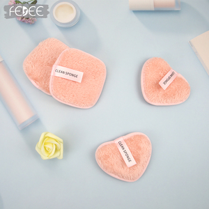 Éponge faciale en <span class=keywords><strong>microfibre</strong></span> éponge de nettoyage du visage poudre bouffée lavage visage et cosmétique <span class=keywords><strong>démaquillant</strong></span> tampon - Product Image 5